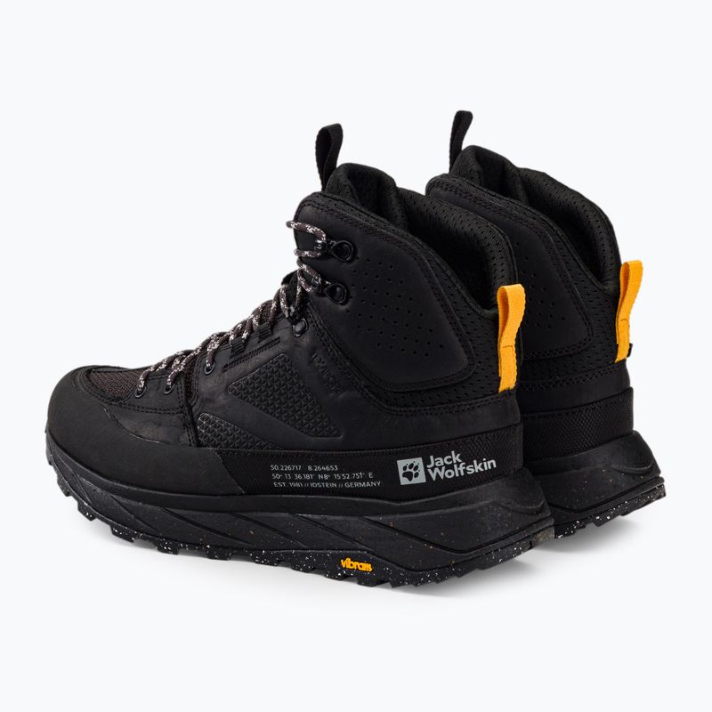 Jack Wolfskin férfi Terraquest Texapore Mid trekking bakancs fekete 4056381_6000_110 3