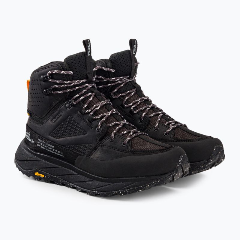 Jack Wolfskin férfi Terraquest Texapore Mid trekking bakancs fekete 4056381_6000_110 4