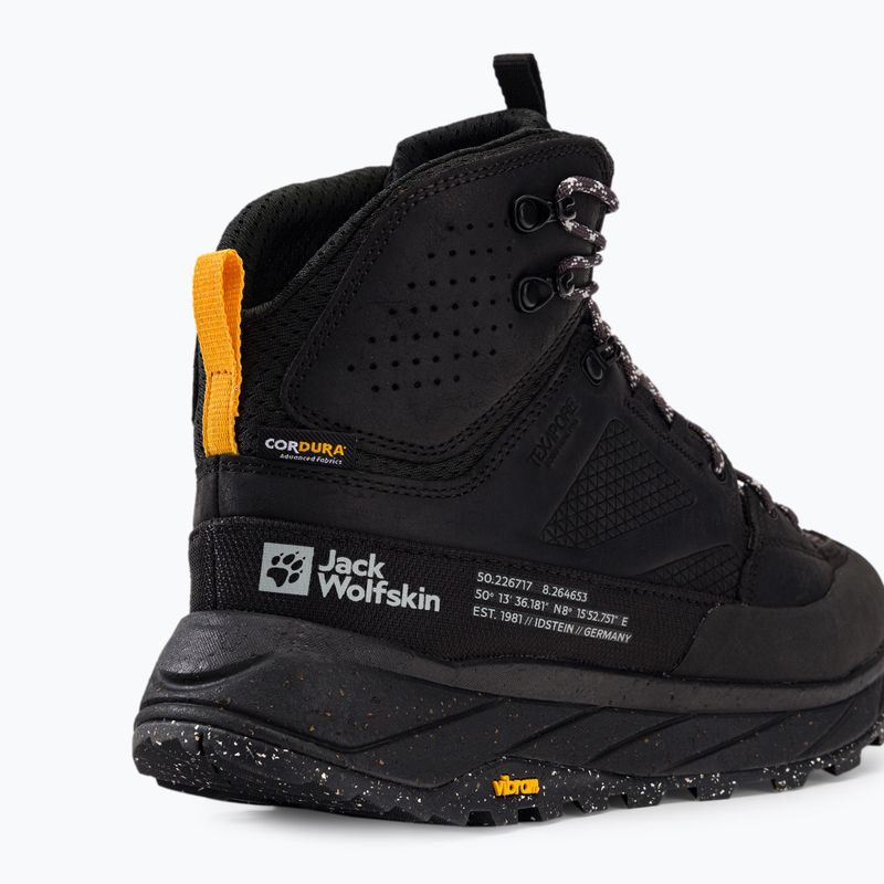 Jack Wolfskin férfi Terraquest Texapore Mid trekking bakancs fekete 4056381_6000_110 9
