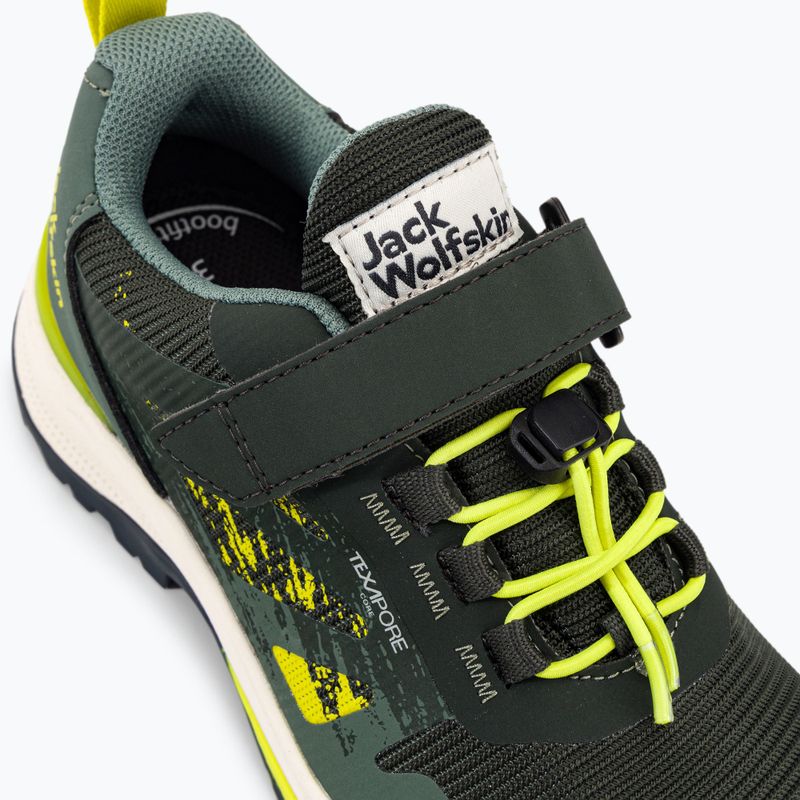 Jack Wolfskin Vili Hiker Texapore Low gyermek túrabakancs zöld 4056831_4136_350 10
