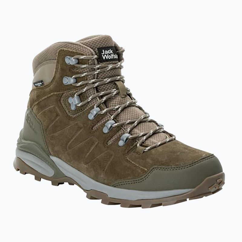 Jack Wolfskin Refugio Texapore Mid hideg kávé férfi túrabakancsok 8