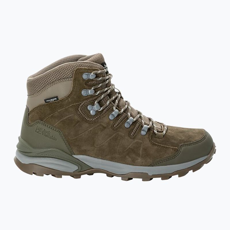 Jack Wolfskin Refugio Texapore Mid hideg kávé férfi túrabakancsok 9