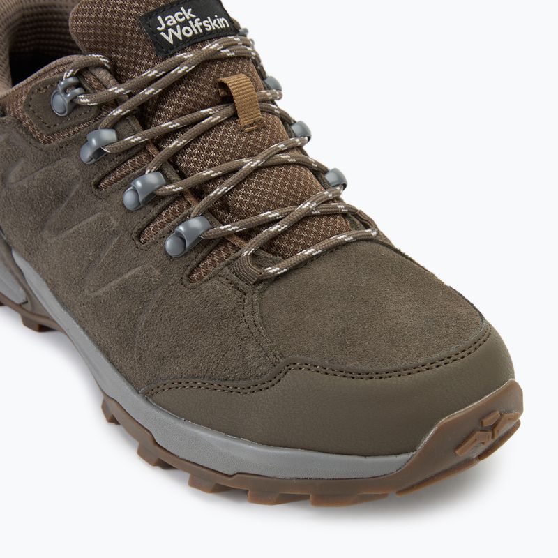 Jack Wolfskin Refugio Texapore Low férfi túrabakancs hideg kávé 7