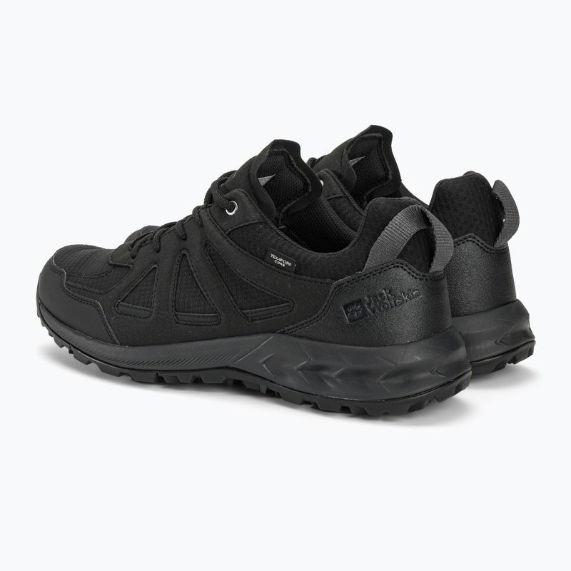 Férfi túracipő  Jack Wolfskin Woodland 2 Texapore Low black 3