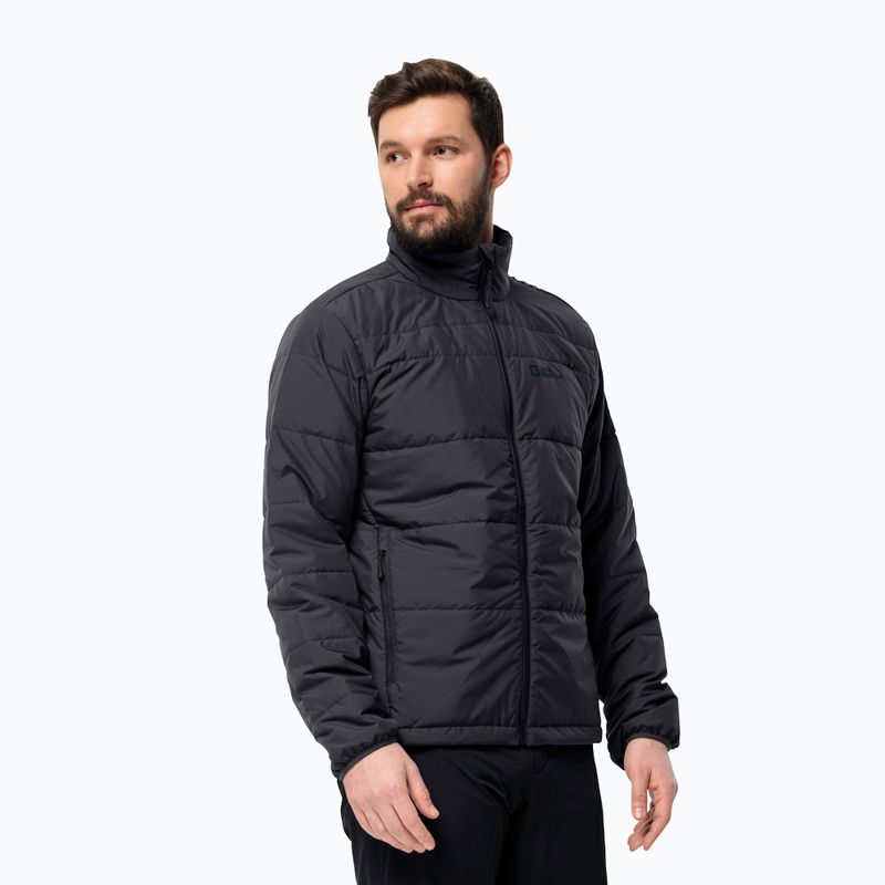 Jack Wolfskin férfi esőkabát Romberg 3in1 kárminpiros színben 3