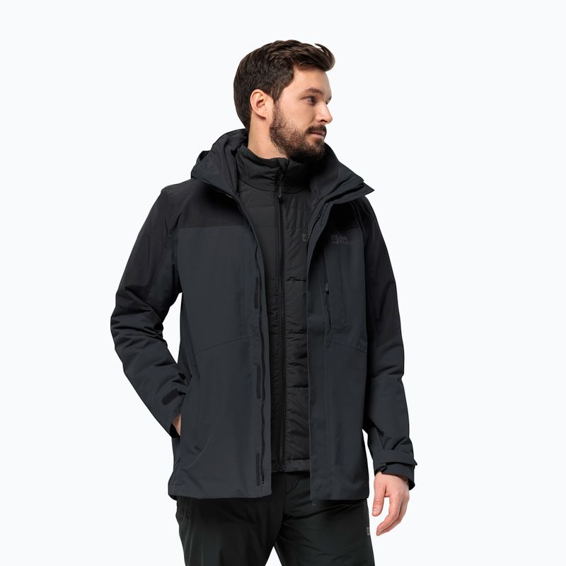 Jack Wolfskin férfi Romberg 3in1 fantom esőkabát 2