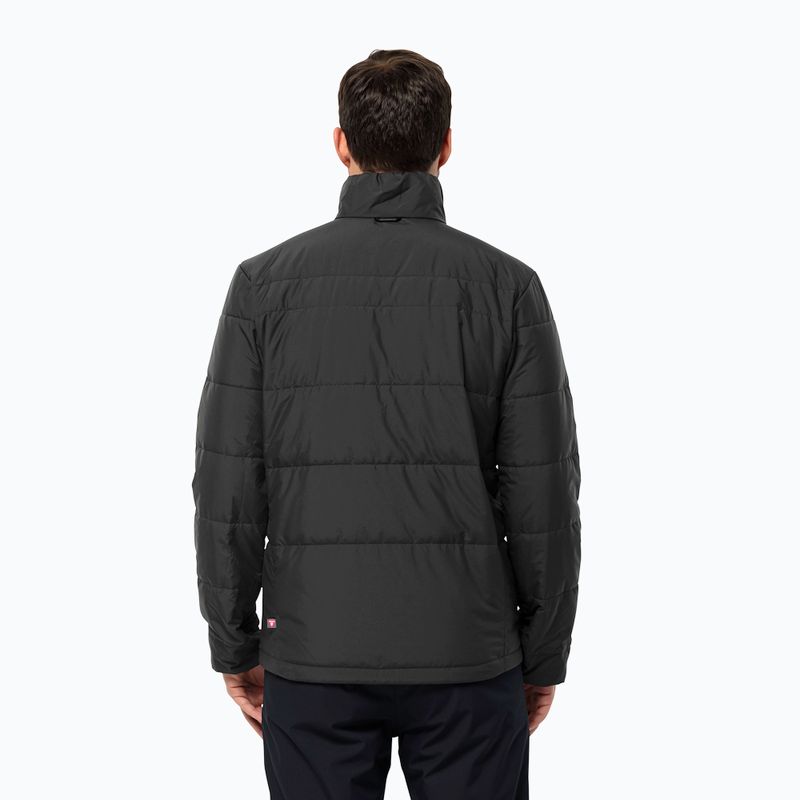Jack Wolfskin férfi Jasper 3in1 esőkabát fekete olívazöld 4