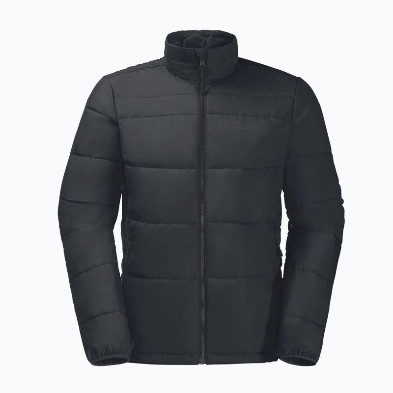 Jack Wolfskin férfi Jasper 3in1 esőkabát fekete olívazöld 9