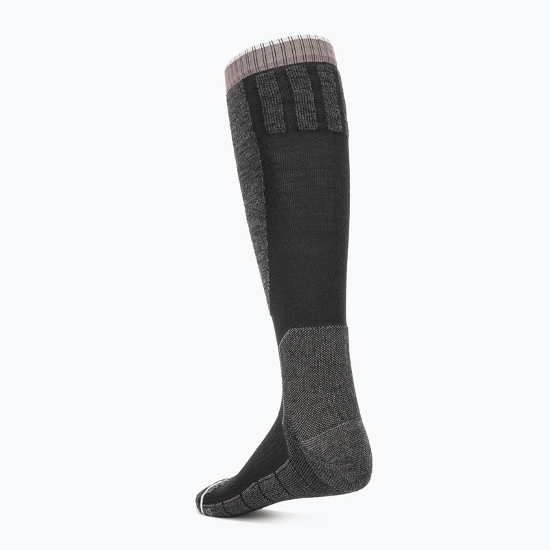 Jack Wolfskin Ski Merino H C trekking zokni fekete 2