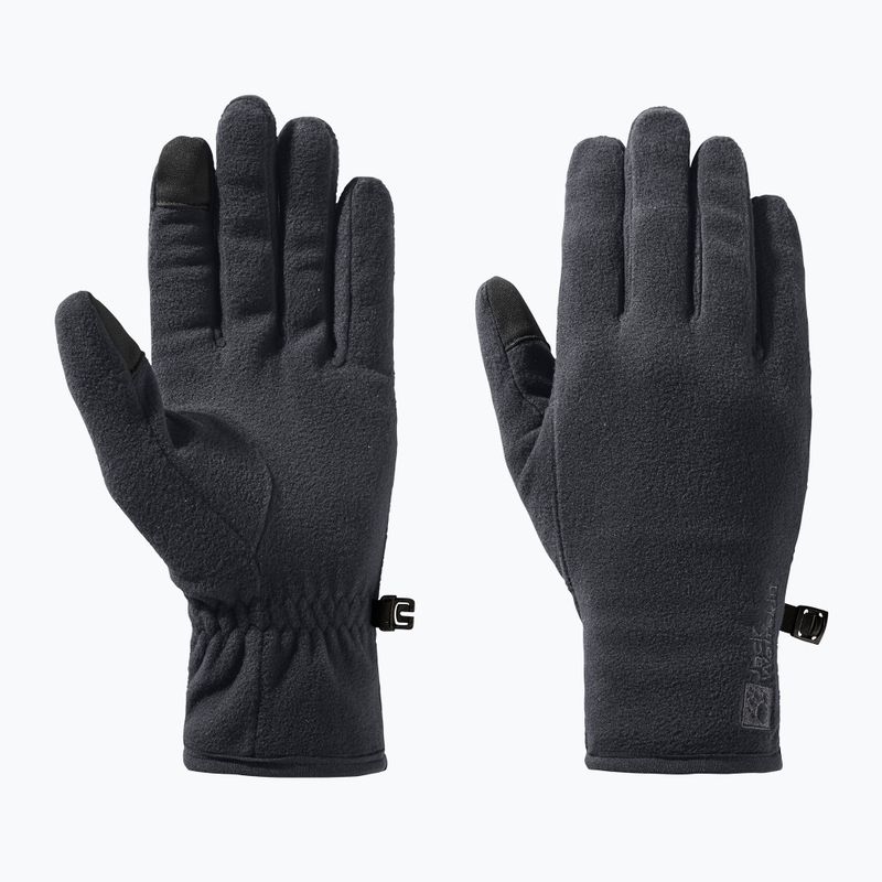 Jack Wolfskin Real Stuff trekking kesztyű fekete
