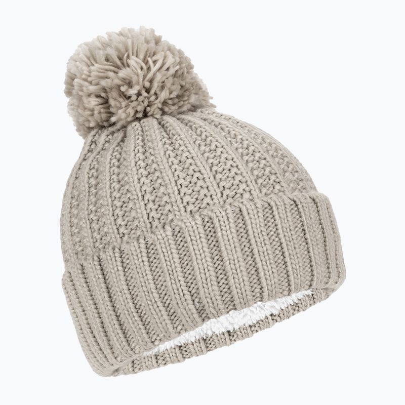 Női téli sapka Jack Wolfskin Highloft Knit Beanie poros szürke