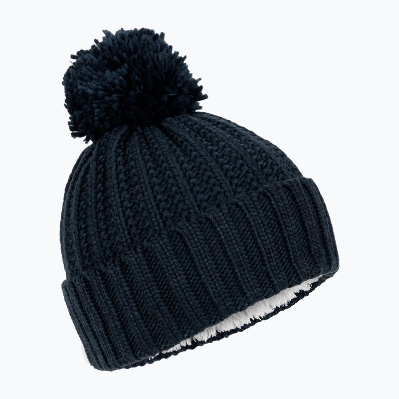 Női téli sapka Jack Wolfskin Highloft Knit Beanie éjszakai kék 3