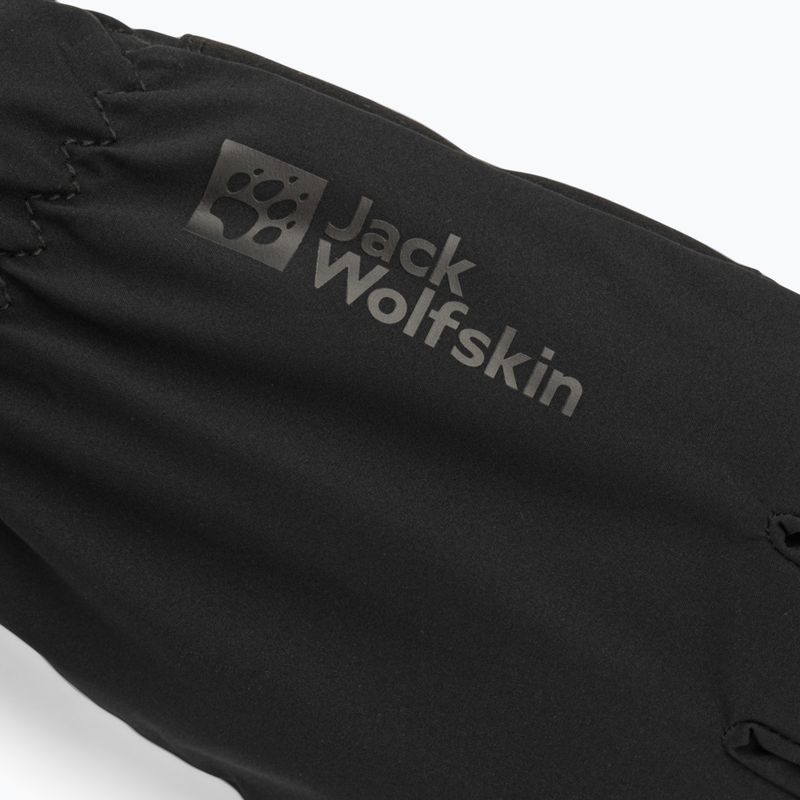Jack Wolfskin trekking kesztyű Highloft fekete 4
