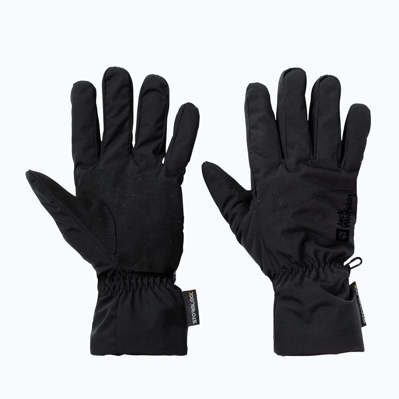 Jack Wolfskin trekking kesztyű Highloft fekete 5