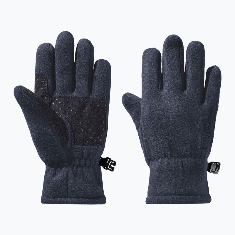 Jack Wolfskin gyermek túrakesztyű Fleece kesztyű éjszakakék
