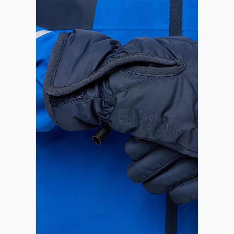 Jack Wolfskin Easy Entry gyermek túrakesztyű éjszakai kék 3