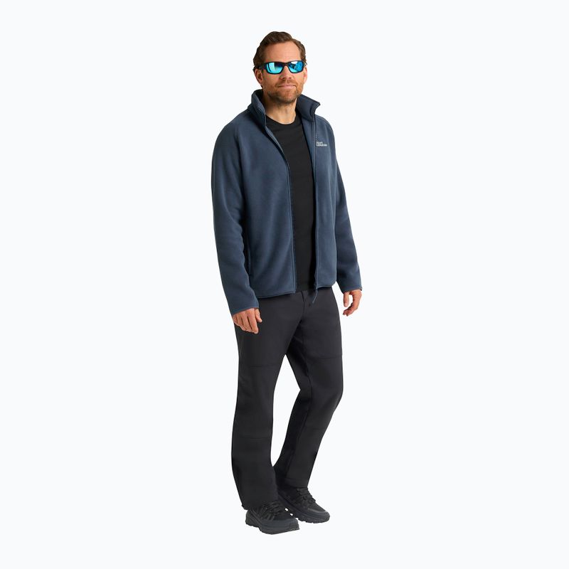 Férfi hosszú ujjú termikus póló Jack Wolfskin Sky Thermal fekete 2