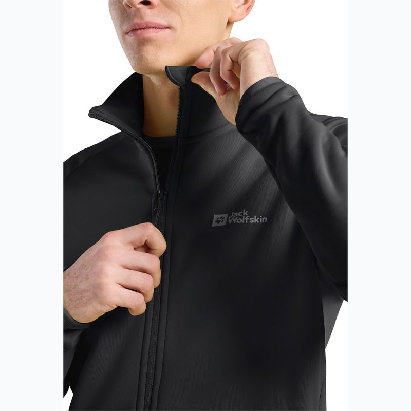 Jack Wolfskin férfi fleece pulóver Baiselberg Fz fekete 4