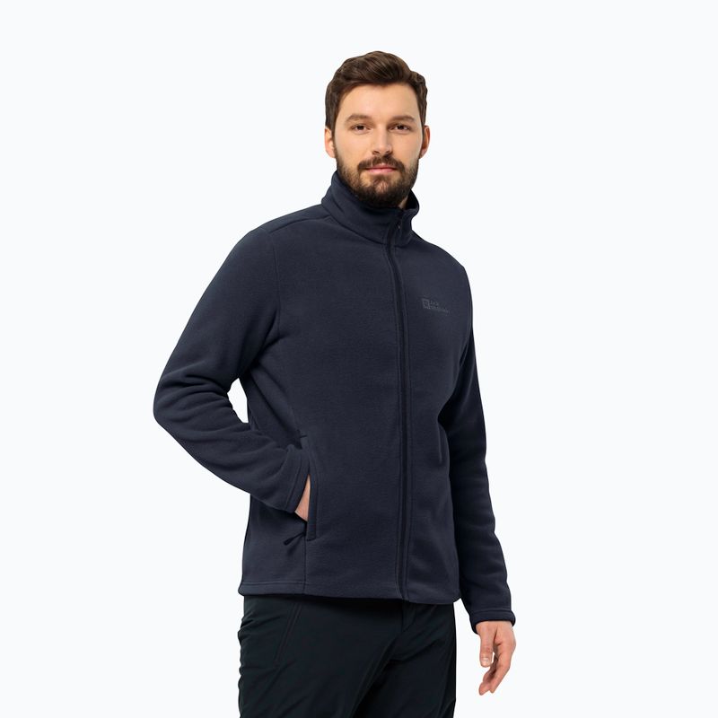 Jack Wolfskin férfi fleece dzseki Winterstein Fz éjszakakék
