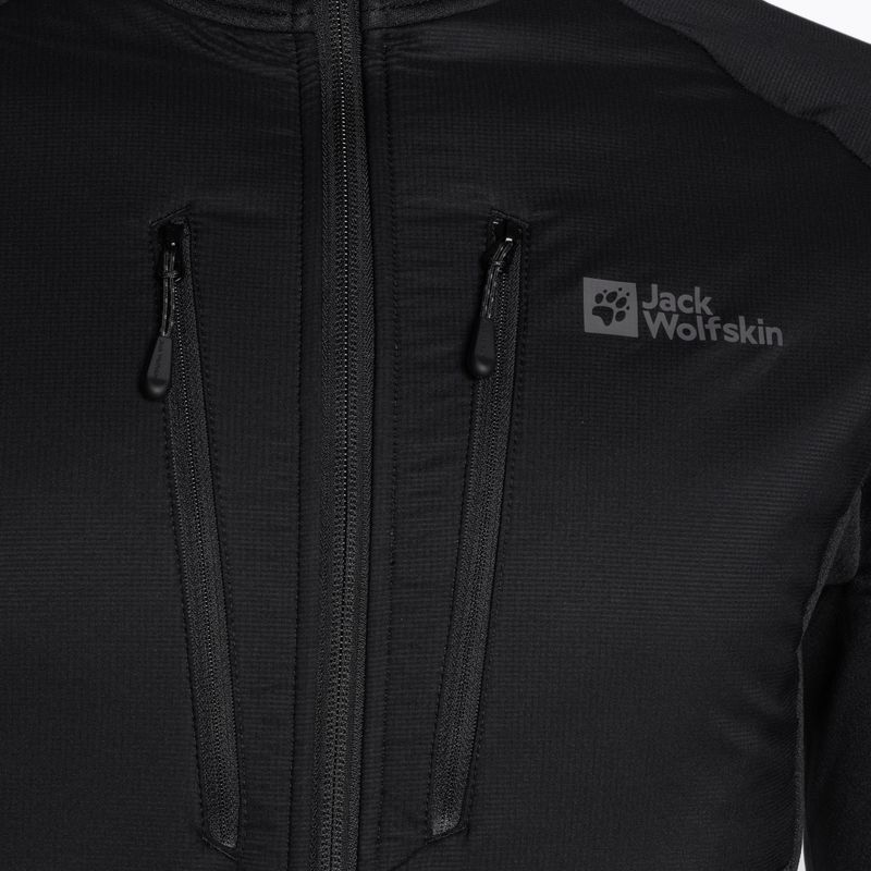 Férfi hibrid dzseki Jack Wolfskin Alpgrat Pro Ins Fz fekete 7