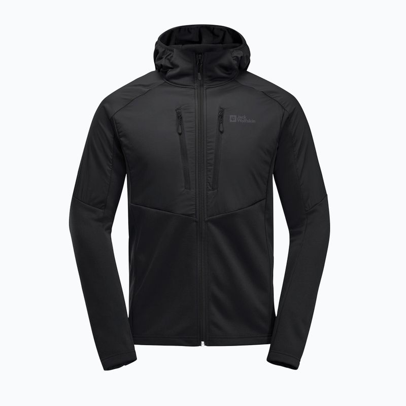 Férfi hibrid dzseki Jack Wolfskin Alpgrat Pro Ins Fz fekete 9