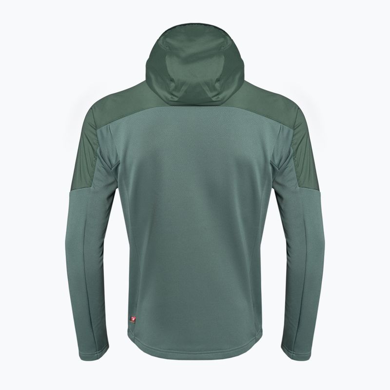 Férfi hibrid dzseki Jack Wolfskin Alpgrat Pro Ins Fz sövényzöld 6