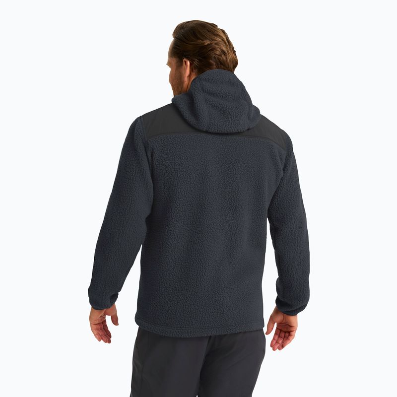 Jack Wolfskin férfi Kammweg Pile Fz fantom fleece pulóver 3