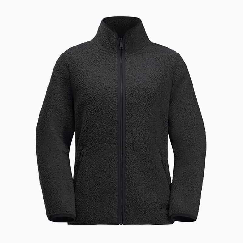 Jack Wolfskin női fleece pulóver High Curl fekete 4