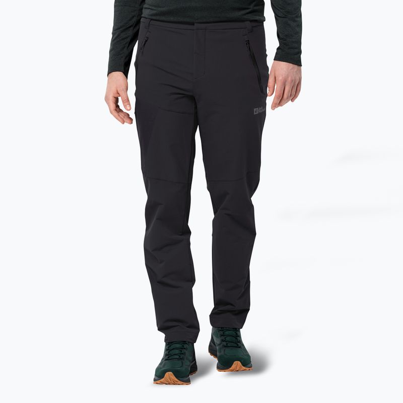 Jack Wolfskin férfi trekking nadrág Glastal Winter fekete