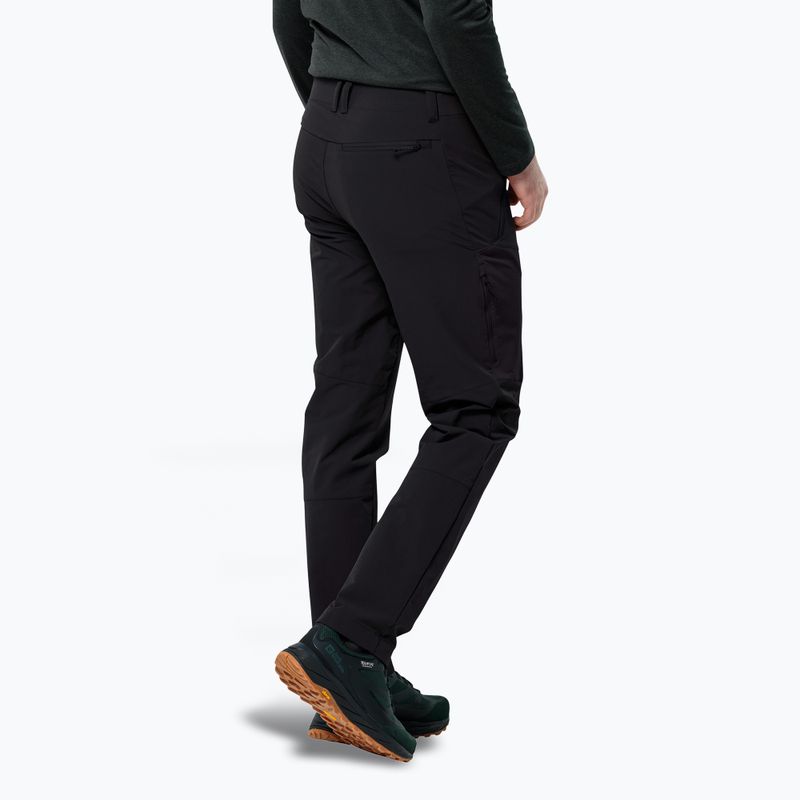 Jack Wolfskin férfi trekking nadrág Glastal Winter fekete 2