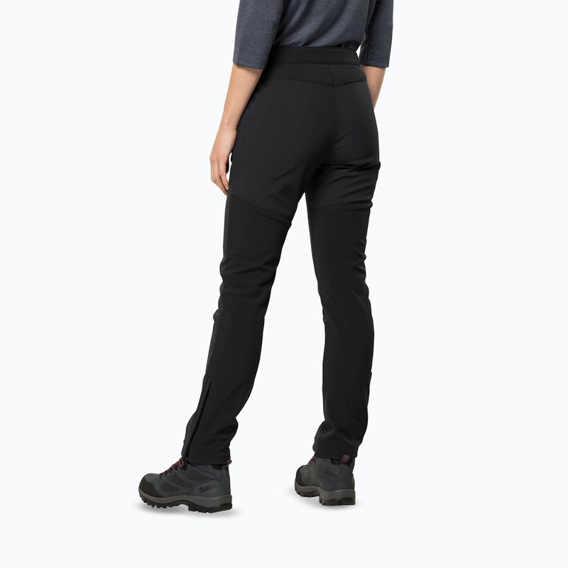 Jack Wolfskin női trekking nadrág Stollberg fekete 2