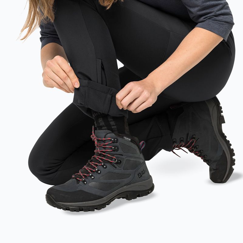 Jack Wolfskin női trekking nadrág Stollberg fekete 4