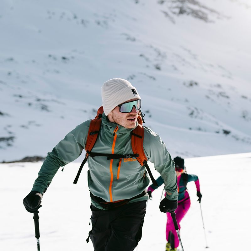 Jack Wolfskin férfi softshell dzseki Alpspitze Hoody hedge zöld 8