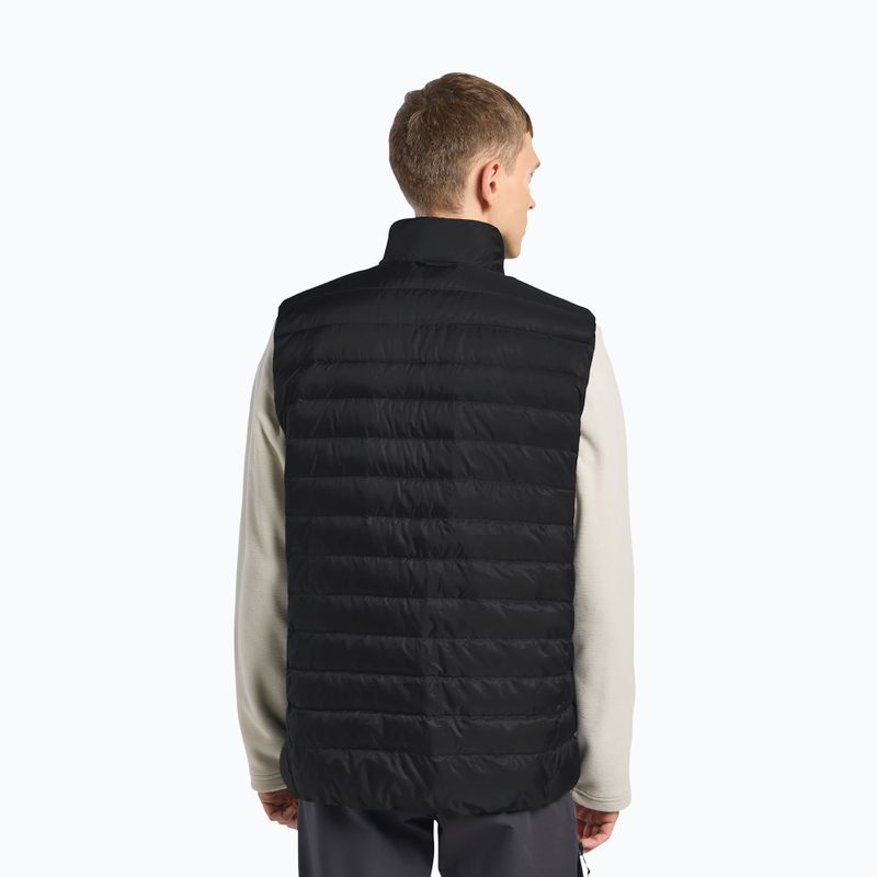 Férfi Jack Wolfskin Pilvi Down trekking ujjatlan fekete 3