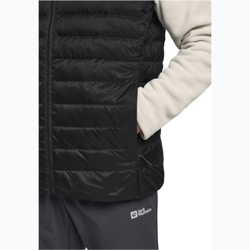 Férfi Jack Wolfskin Pilvi Down trekking ujjatlan fekete 6