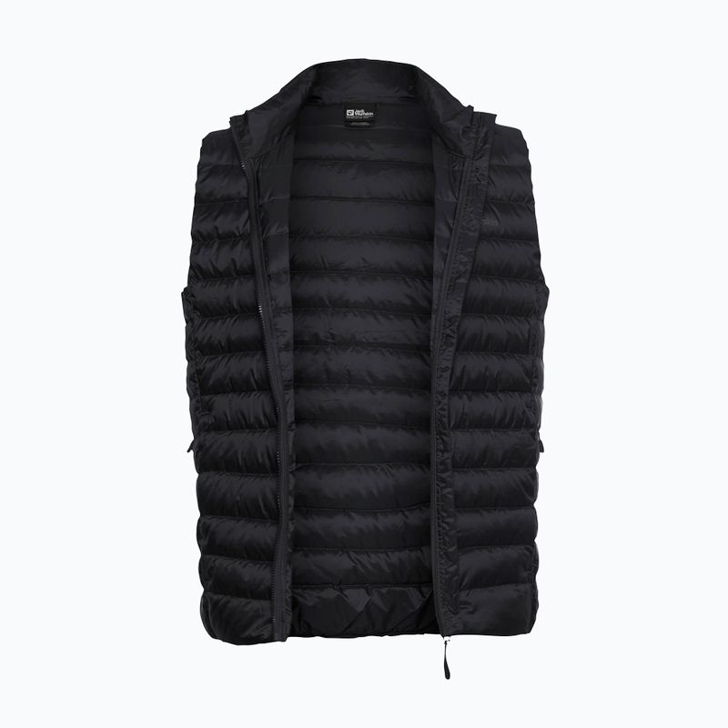 Férfi Jack Wolfskin Pilvi Down trekking ujjatlan fekete 8