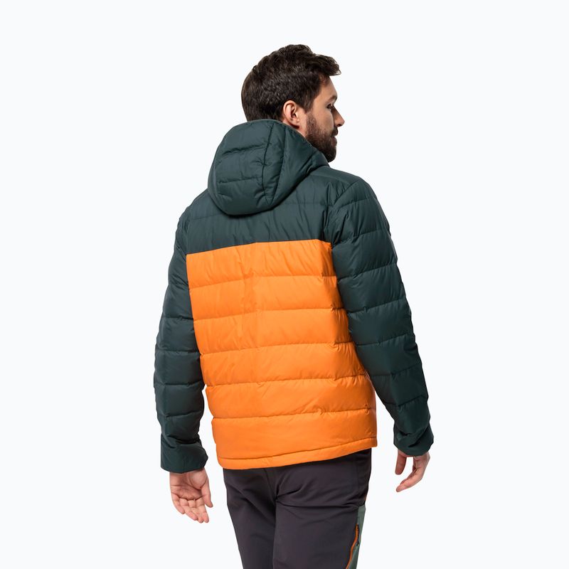 Férfi Jack Wolfskin Ather Down Hoody dragon fire esőkabát 2