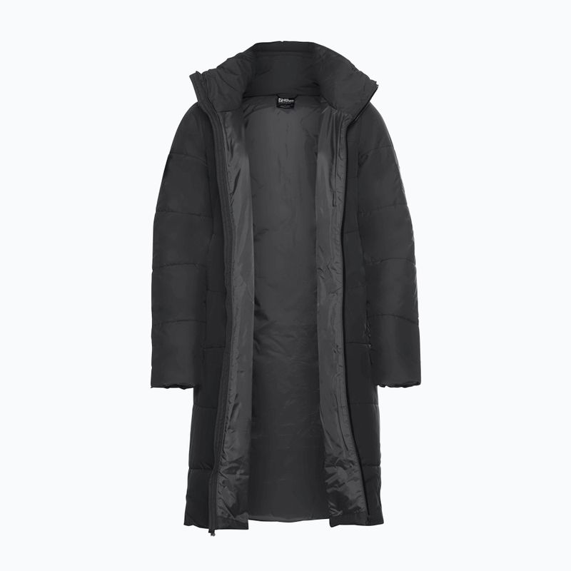 Női pehelykabát Jack Wolfskin Deutzer Coat fekete 10