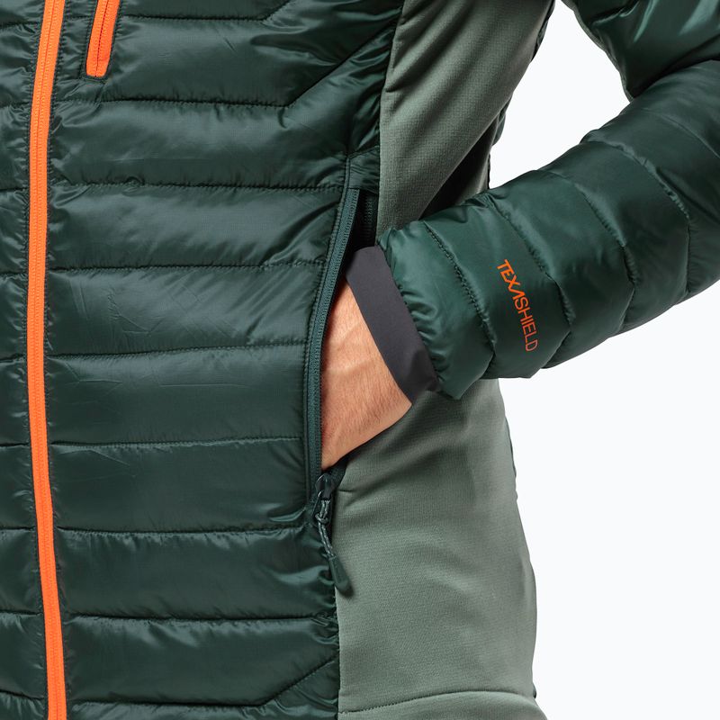 Jack Wolfskin férfi pehelypaplan dzseki Routeburn Pro Ins fekete olívazöld 4