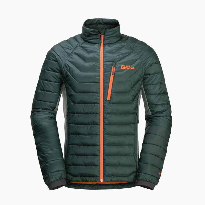 Jack Wolfskin férfi pehelypaplan dzseki Routeburn Pro Ins fekete olívazöld 6