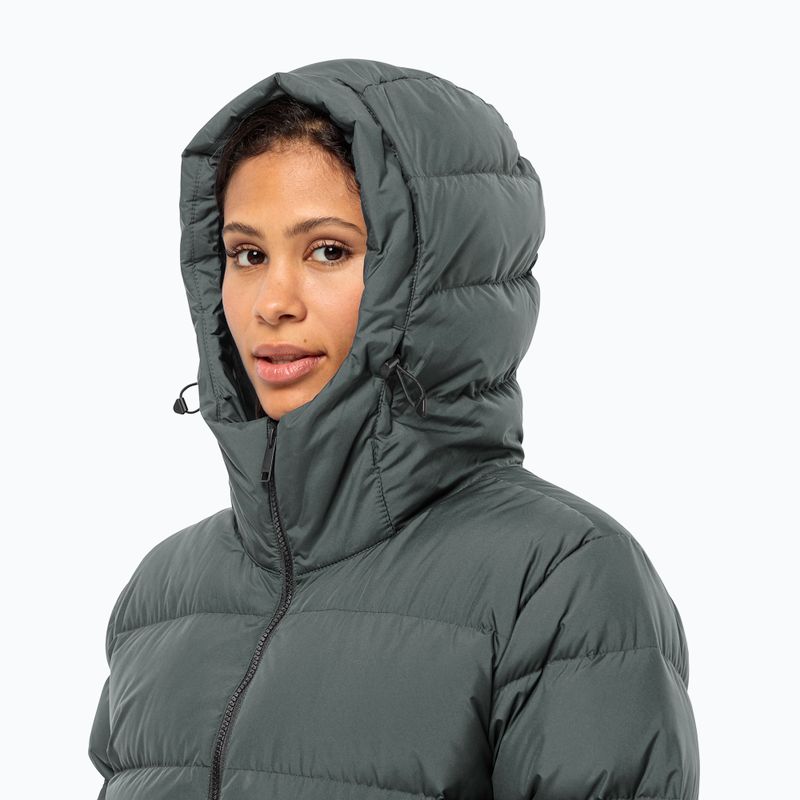 Jack Wolfskin női Frozen Palace pehelykabát pala zöld 3