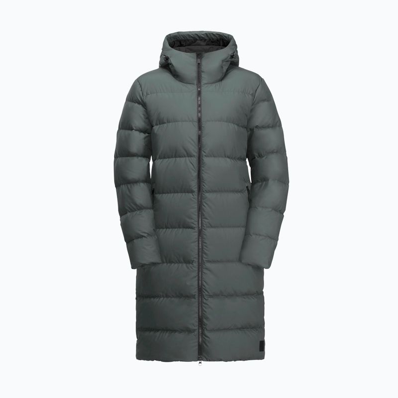 Jack Wolfskin női Frozen Palace pehelykabát pala zöld 6
