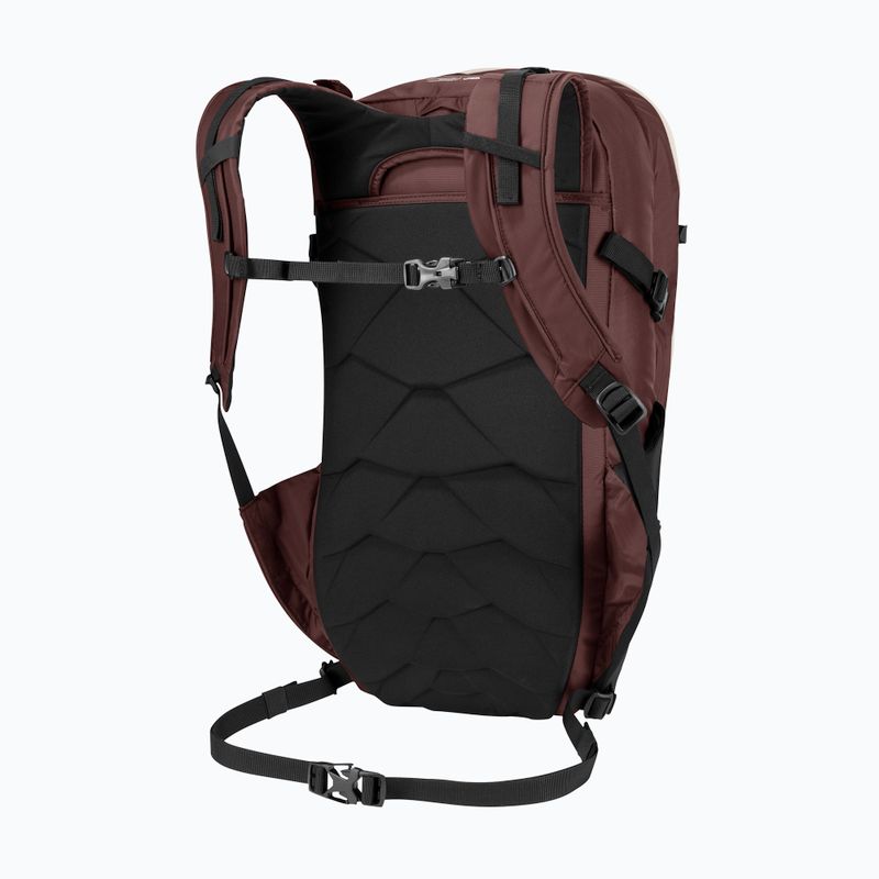 Jack Wolfskin Alpspitze 25 l síelhető hátizsák sötét bordó színben 3