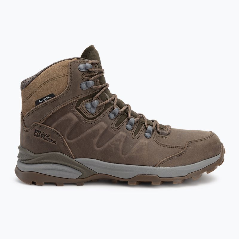 Jack Wolfskin férfi Refugio Prime Texapore Mid hideg kávé trekking csizma 2