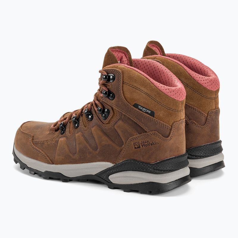 Jack Wolfskin női túrabakancs Refugio Prime Texapore Mid fawn 4