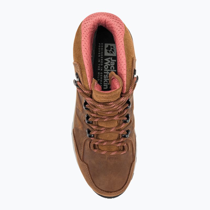 Jack Wolfskin női túrabakancs Refugio Prime Texapore Mid fawn 7