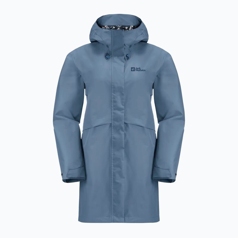 Női esőkabát  Jack Wolfskin Cape West Coat elemental blue 7