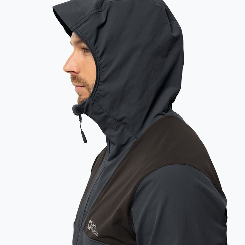 Jack Wolfskin Andur fantom férfi softshell dzseki 3