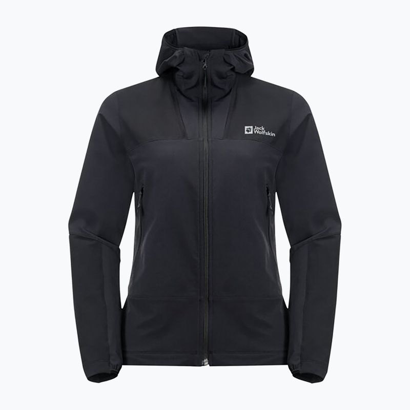 Jack Wolfskin női softshell kabát Andur fekete 6