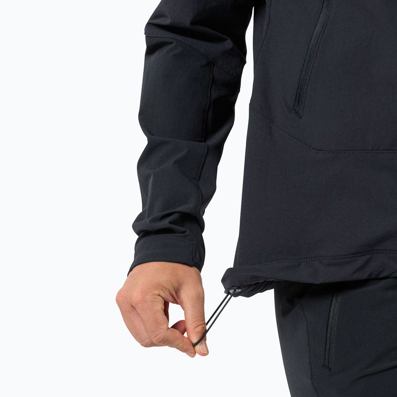 Jack Wolfskin női softshell kabát Andur fekete 5